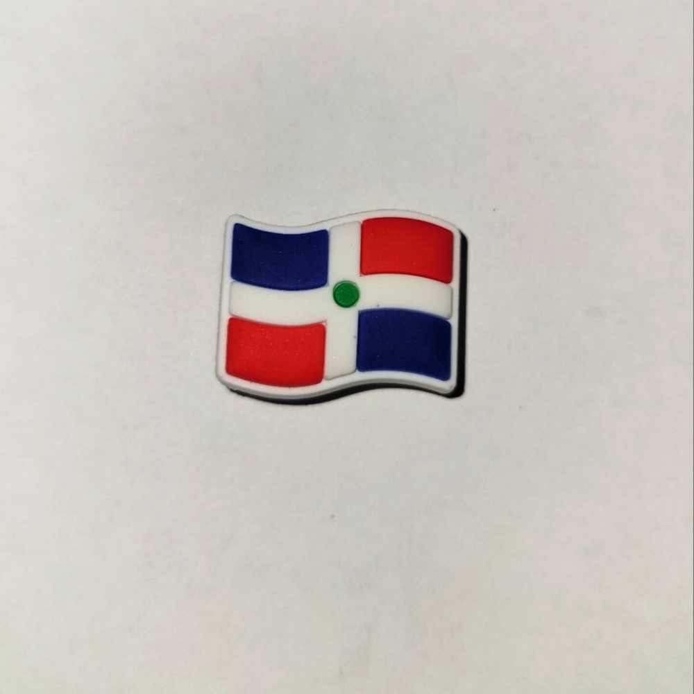Dominican Republic Flag Jibbitz Shoe Charm